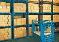 O armazenamento do armazém do metal de Q235B arquiva gaiolas empilháveis do armazenamento