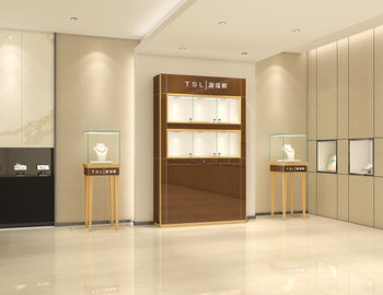 Elegant Decorations Jewelry Store Showcases Kiosk For Jewelry 1000*350*1800mm