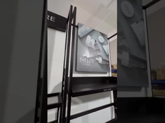 Suporte de exposição cosmético lustrado personalizado que empacota com caixa